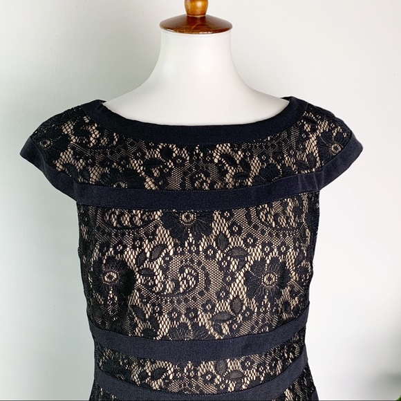 Adrianna Papell | Lace Sheath Dress - Picture 4 of 8
